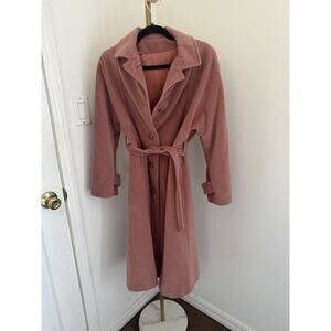 VTG Juli De Roma Kajjmir Womens Finest Kalimantan Rose Cashmere Coat Sz 6